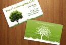 landscaping business cards