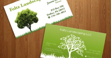 landscaping business cards