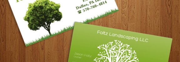 landscaping business cards