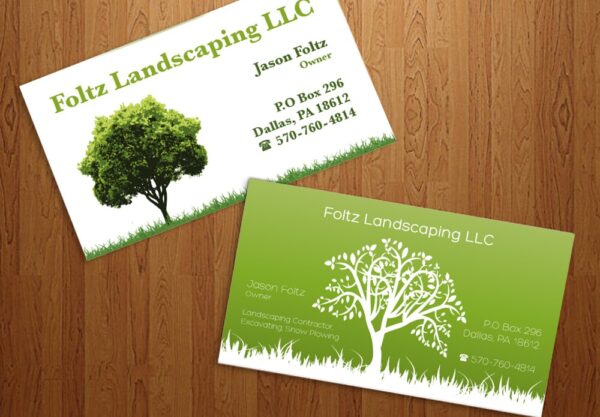 landscaping business cards