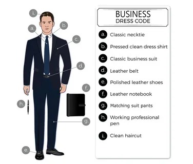 business professional attire men